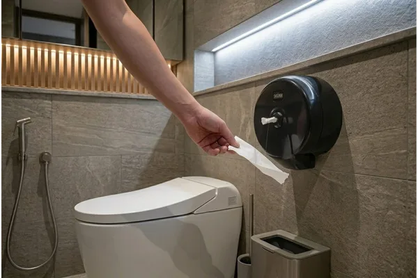 Der neue Standard für Eleganz und Hygiene in Hotelbädern: K3 Spender