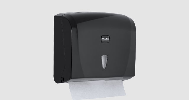 C-V Folded Paper Towel Dispenser Capacity 300  (Black)