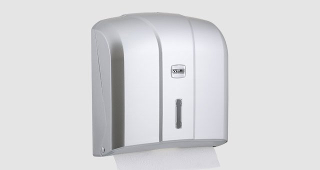 C-V Folded Paper Towel Dispenser Capacity 300 (Metalic)