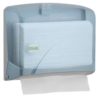 Z Spender für gefaltete Papierhandtücher Kapazität 200 (Transparent)