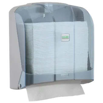 Z Spender für gefaltete Papierhandtücher Kapazität 300 (transparent) 