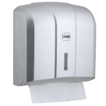 C-V gefalteter Papierhandtuchspender Kapazität 300 (Metallic)