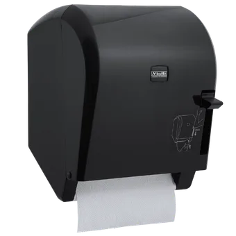 Levercut Rollenpapierhandtuchspender (Schwarz)