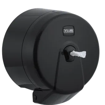 Minipoint Toilettenpapierspender (Schwarz)