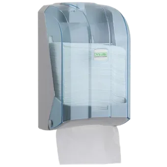 C - Z gefalteter Toilettenpapierspender (transparent)
