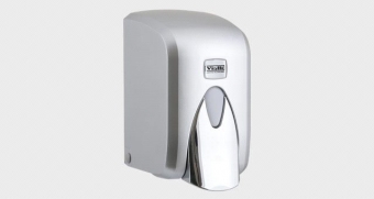 Seifenspender mit Kartusche 800 ml (Chrom)