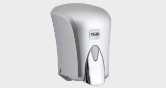 Seifenspender mit Kartusche 1000 ml (Chrom)
